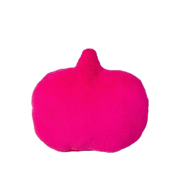 Hyde & EEK! Faux Shearling 16" Halloween PUMPKIN Throw Pillow Pink - Picture 2 of 7